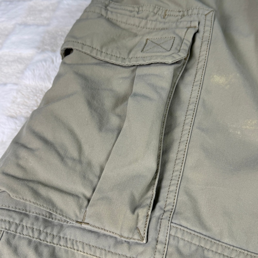 Duluth Mens Beige Cargo Pants Work Hiking‎ Casual Outdoor Lightweight Trousers - Picture 5 of 16